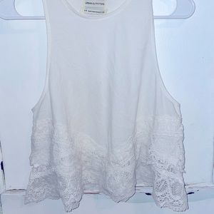 NWOT urban outfitters lace detail tank